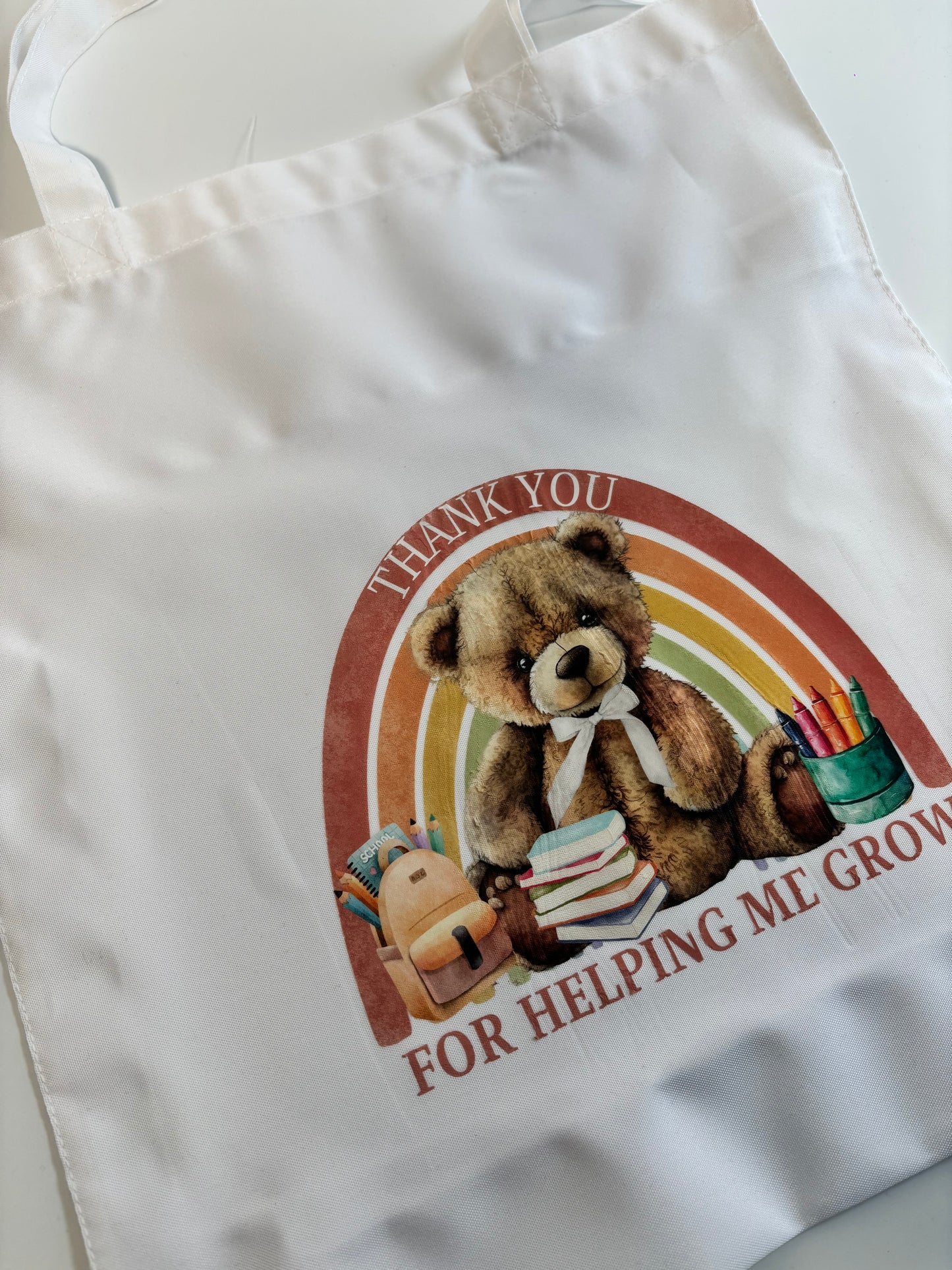 Thank You for Helping Me Grow - End of Term Teacher Tote Bag