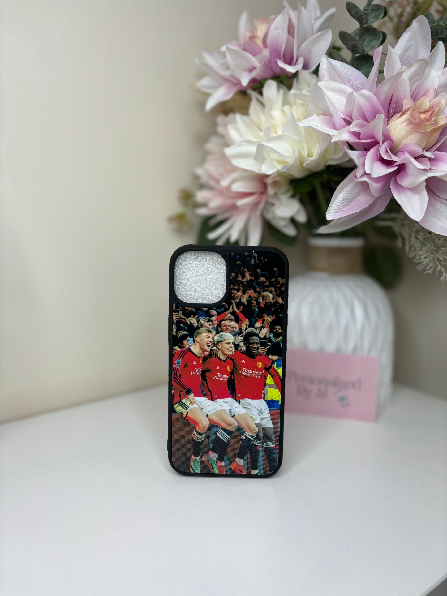 Personalised Manchester United IPhone Case (Design 2)