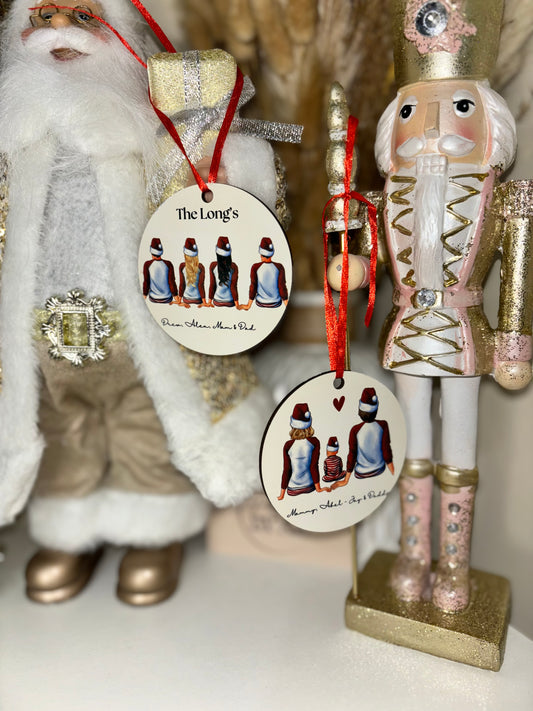 Personalised Family Bauble