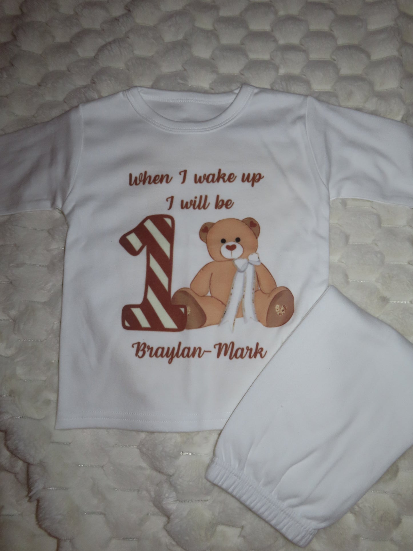 ‘When I wake up I will be…’ Unisex Pyjamas