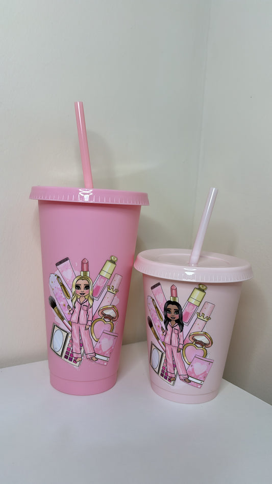 Personalised Dolly Cold Cup Bundle