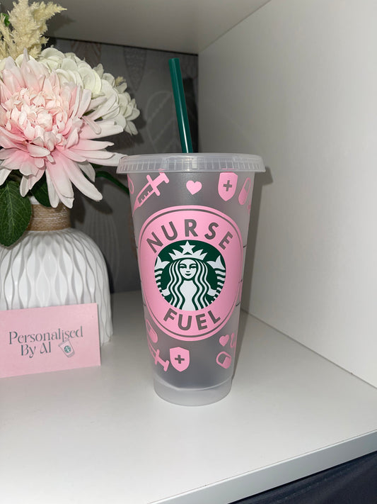 Personalised ‘Nurse Fuel’ Starbucks Cup