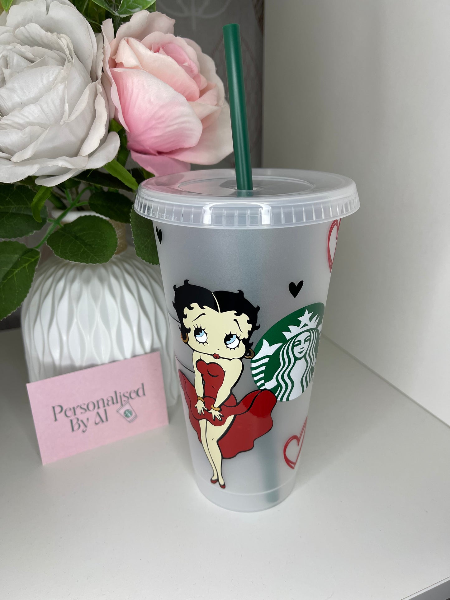 Personalised Betty Boop Starbucks Cup