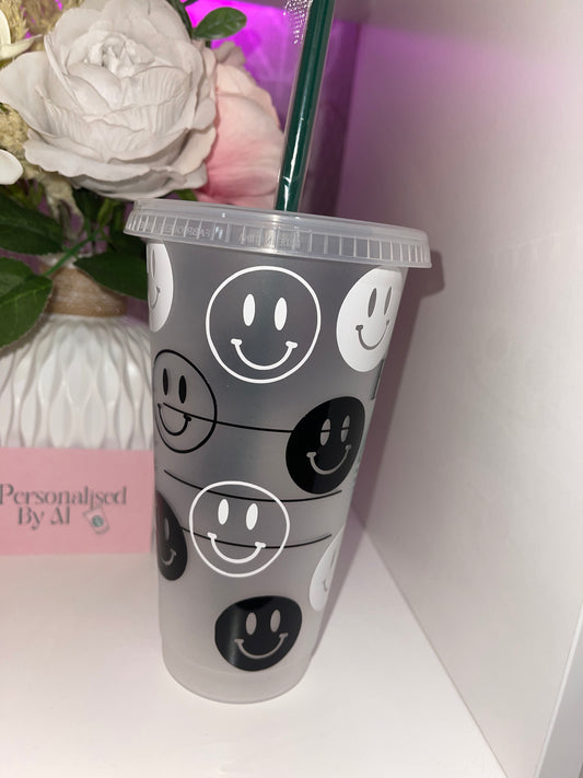 Personalised Smiley Starbucks Cup