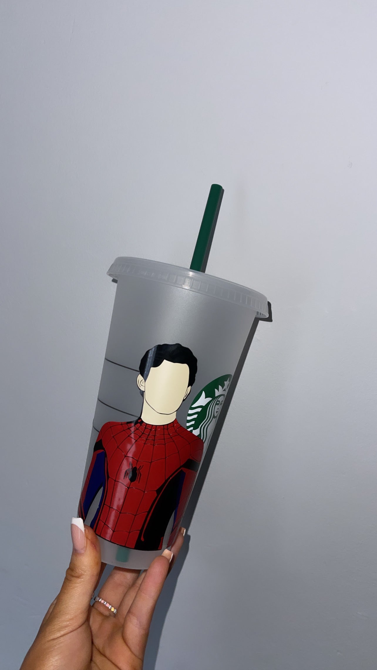 Personalised Spider Man Starbucks Cup