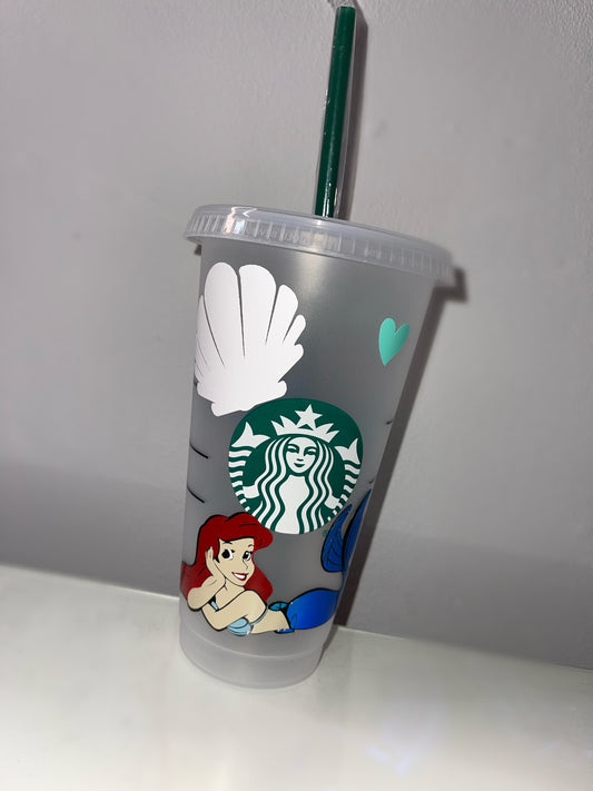 Personalised Little Mermaid Starbucks Cup