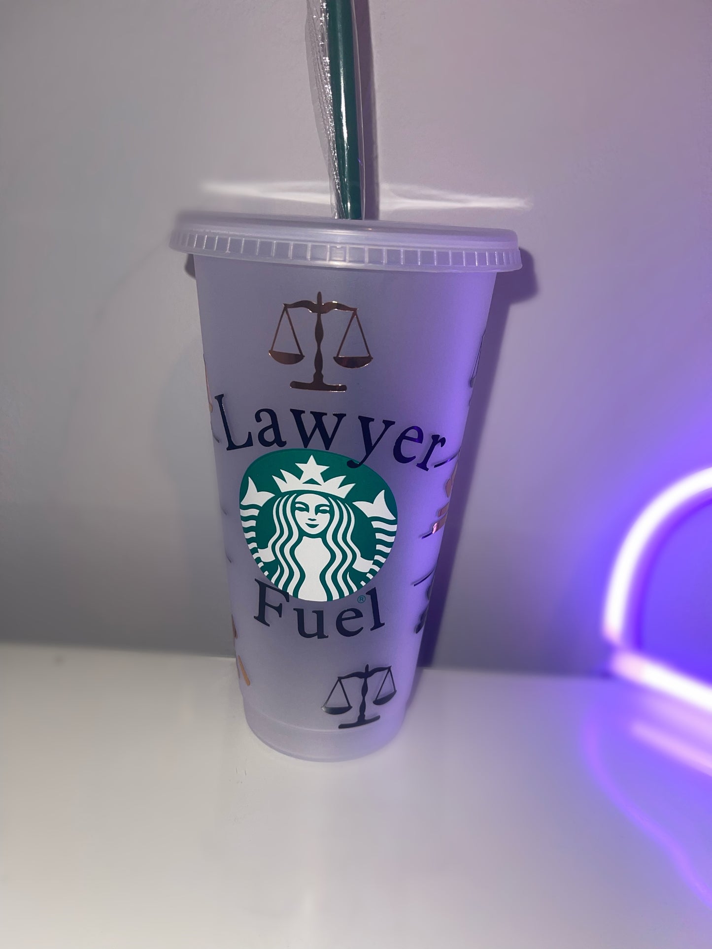 Personalised Lawyer Themed Starbucks Cup